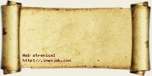 Janko Jerković vizit kartica